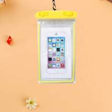 1pc Waterproof Phone Pouch, Touch Screen Sealed Luminous Waterproof Protective Case For Swimming, Diving, Fishing, Hiking, Water Park, Leisure Cycling, Splash, Rain Protection Waterproof Phone Case - Multicolor - View 9