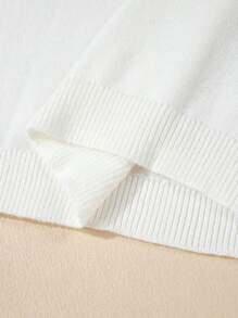 CILKOO Áo tank top thể thao dệt kim chấm bi phối màu dành cho nữ, màu trắng, kiểu dáng thường ngày, thích hợp cho mùa hè. - trắng - Xem 11