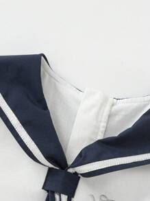 Balabala Girls' Bowknot Mesh Princess Dress, Sweet & Elegant Look - Original White - View 6