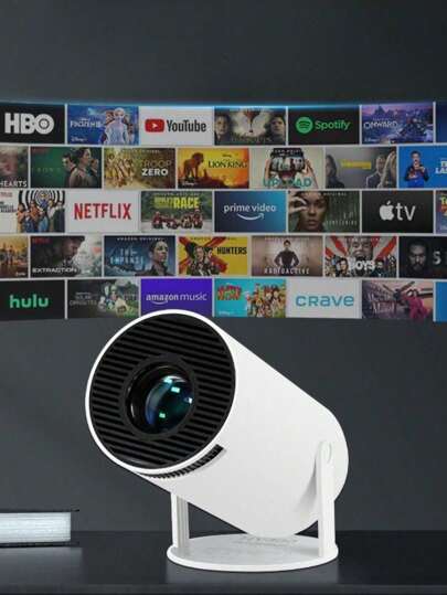 Projetor HY300 HD Compatível com Celular Bivolt Portátil Wifi Cinema Android 11.0 - Envio Imediato