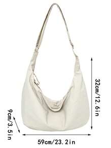 [Brand] Similar New Large Capacity Waterproof Sling Bag Casual Versatile Shoulder Bag, Fashion Student School Work Travel Couple Clutch - Multicolor - View 6