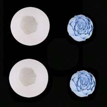 قالب شمعة 3D من السيليكون بشكل وردة، قالب لعمل قوالب الصابون والراتنج يدويًا لشمعة الشموع ديكور المنزل هدية