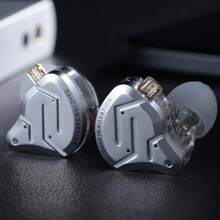 KZ KZ ZSN Pro 2 In Ear Metal Earphones Hybrid Drive 1DD+1BA HIFI Bass Headset Monitor Earbud Sport Noise-Proof Music Headphone