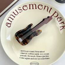 Pince à cheveux de luxe en acétate pour violoncelle et contrebasse, design minimaliste de note de piano et de saxophone. Pince à cheveux haute queue de cheval. Accessoires de cheveux transfrontaliers, pinces à cheveux, pinces à mâchoire, pinces à cheveux, clips à cheveux, clips à cheveux pour les tenues de vacances des femmes en automne et en hiver - Multicolore - Voir 20