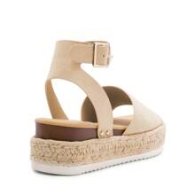 Women's Wide-Lasting Wedge Sandals Comfortable Commuting Vacation Summer Shoes - 白色 - 查看 7
