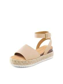 Women's Wide-Lasting Wedge Sandals Comfortable Commuting Vacation Summer Shoes - 白色 - 查看 3
