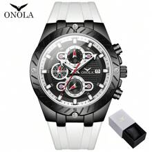 ON6857，男士运动手表，休闲运动风格，多功能计时码表，夜光防水设计，适合日常和户外活动，父亲节的完美礼物 - A - 查看 15