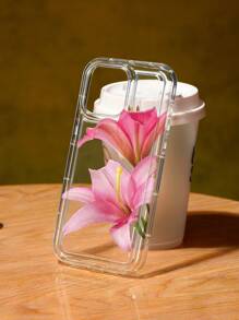Ốp lưng điện thoại trong suốt họa tiết hoa ly sống động như thật, chống nước, chống sốc, chống rơi vỡ, chống trầy xước. - Nhiều màu - Xem 3