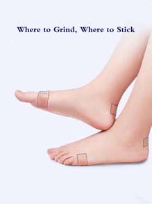 1 Roll Anti-Friction Heel Protector, Silicone Gel Toe Pads For High Heels, Invisible Shoe Friction Tape For Ankles And Toes