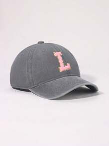 1piece 26 Letters Baby Baseball Cap, Vintage Trucker Baby Cap Hat | Country Cowboy Cute Preppy Retro Western Trucker Hats,Outdoor Cowboy Cap For 1-3Y Baby - 1PC - View 30