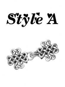 Xiacheng Shawl Clips, Cloak Buckles, Cardigan Clips, Sweater Clips, Retro Collar Decor, Retro Cloak Brooch, And Silver Shawl Pins - Silver - View 15