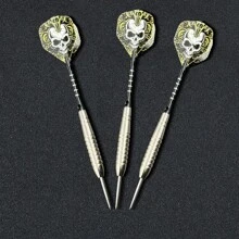 3pcs/Set 24g Premium Steel Needle Darts Set - Anak Panah Profesional, Ujung Jarum Logam, Batang Paduan Aluminium, Cocok Untuk Penggemar dan Pemain Dart - Perak - View 2