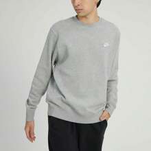 Nike Sudadera para hombre nueva, de estilo deportivo casual y básico, de forro polar cálido, con cuello redondo. BV2663-063