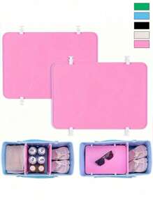 1pc Bogg Beach Bag Divider Divider Tray,Plastic Divided Tray For Perfect Beach Bag Organization And Space Division,Accessories Fit For Inserts Tray For Simply Southern Beach Bag,Organizing Your Bag And Divide Space - Multicolor - View 1