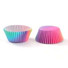 LIFETALK LIFETALK New Arravie Dreamy Colors Paper Cupcake Liners Wedding Birthday Christmas Cup Cake Cups Paper Muffin Cups