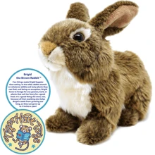 Brigid The Brown Rabbit - 10 Inch Stuffed Animal Plush