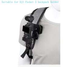Rucksack Cliphalterung geeignet für DJI Osmo Pocket 3, Rucksack-montiertes Zubehör für Egoperspektive für DJI Osmo Pocket 3, mit Verlängerungsadapter