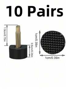 5pcs High Heel Care Kit, Women Heel Protector Set - Shock Absorbing, Anti-Wear Heel Covers, Multi-Size, Durable Heel Caps For Shoe Maintenance, Replacement And Protection