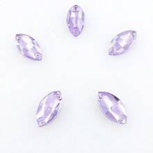 Szkło w kształcie navette, wielokolorowe, błyszczące, ręcznie robione, do szycia, kryształowe, ręcznie szyte, kryształki ozdobne, płaskie z tyłu, z otworami, klejnoty, akcesoria DIY, kamienie do przyszywania, strass do ozdabiania ubrań, sukienek, toreb, butów, broszek, kolczyków, rękodzieła