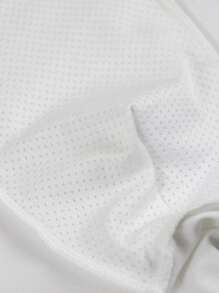 سروال داخلي رجالي بنقوش مطبوعة وخصر مرن، ذو نمط رسومي لتعبيرات العين، للاستعمال اليومي، باللون الأبيض - أبيض - مشاهدة 6