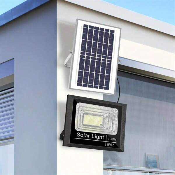 Solar Floodlight LED Adjustable Spotlight, Outdoor Projection Light, Solar Security Lamp, Provides Lighting For Yard, Garden, Pavilion From Dusk To Dawn