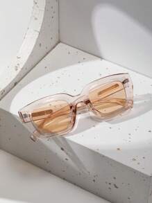 1 件方形迷人百搭简约时尚眼镜，实用多功能