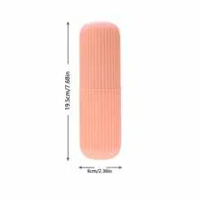 Portable Toothbrush Holder Glass, Toothpaste Holder, Travel Organizer, Storage Cup For Personal Hygiene Products, New Creative Design - Multicolor - View 3
