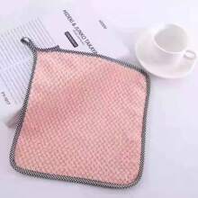 Set de 5 toallas absorbentes de microfibra ultrafina - toallas de mano cuadradas, paño de limpieza antiadherente y sin aceite