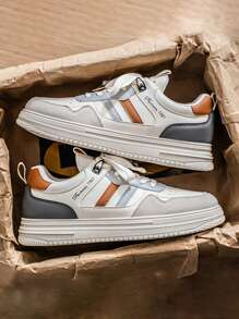 2025 Spring New Arrival Minimalist White Casual Canvas Sneakers, Fresh Academy Style Sporty Niche Versatile Trainers