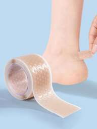 1 Roll Anti-Friction Heel Protector, Silicone Gel Toe Pads For High Heels, Invisible Shoe Friction Tape For Ankles And Toes, Shoes Accessories For Women Men