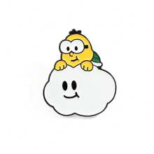 SuperMario 1/6 Pcs Creative Cartoon Mario Zinc Alloy Brooch Game Character Metal Badge Mushroom Enamel Badge Accessories A Gift For Friends - One Size - View 13