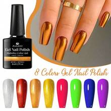 MSRUIOO 12pcs Neon Gel Nail Polish Set With Base Coat And Top Coat, Semi-Permanent Nail Art Manicure Soak Off LED Gel Nail Polish - Multicolor - View 2