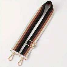 1PC Shoulder Strap, Striped Wide Strap, Lightweight Adjustable Shoulder Strap, Reusable Accessories - Multicolor - View 3