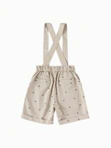 Balabala Balabala Jungen bedruckte Hosenträger-Shorts, kühlende und antibakterielle Sommerbekleidung