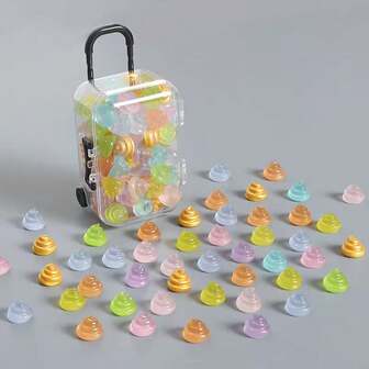 Assorted Resin Funky Trendly Decorations, Cartoon Colorful Car/Desktop Small Figurines