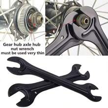 1PC Bike Hub Cone Spanner Portable Head Open End Axle Wrench Bicycle Repair Tool Accessories 13/14/15/16mm - Black - View 1