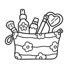 (Original, Papel grueso mejorado, páginas interiores de 120g, Versión 2025, 7.9*7.9 pulgadas, 24 páginas, Impresión de un solo lado) 1 pieza Libro para colorear para adultos con tema de cosméticos, para aliviar el estrés, con hermosos patrones y líneas claras, adecuado para el Día de San Valentín, cumpleaños, Pascua y otras fiestas, una excelente manera de relajarse