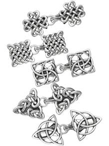 Xiacheng Shawl Clips, Cloak Buckles, Cardigan Clips, Sweater Clips, Retro Collar Decor, Retro Cloak Brooch, And Silver Shawl Pins - Silver - View 8