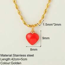 A Fashionable And Personalized Collarbone Necklace Bohemian Retro Heart-Shaped Pendant Necklace Women's Fashion Jewelry - Love - View 6