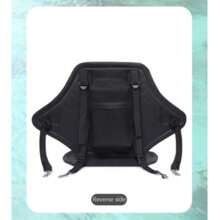 Multifunctional Swivel Seat With Backrest And Lumbar Support For Surfboard, Kayak, Fishing, Inflatable Boat, Aluminum Alloy Frame, Thick Webbing, Beach Essentials, Beach Accessories, Pool Float - Black - View 8