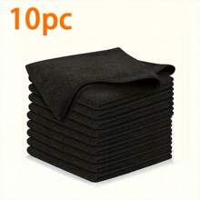 15/10/5 - Kitchen Cleaning Cloths, Microfiber Black Cleaning Cloths Set, Absorbent And Soft, Stain Removal Cloths For Cleaning Glass, Cooking Counters, Pots, Bows, Faucets, Range Hoods, Car Wipe Cleaning Cloths, Kitchen, Bathroom, Home, Black Home Cleaning Multi-Color Soft Quick-Drying Absorbent Cleaning Set