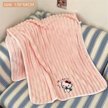 Sanrio Hello Kitty Cute Pink Coral Fleece Adult & Children Quick-Dry Towel, Soft Texture, Highly Absorbent, No Shedding Back To School For Beauty Salon Home Bathroom