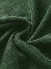 Hemo, Camiseta de manga corta con cuello redondo para hombre, estampado vintage lavado con letras divertidas y personajes de dibujos animados - Negro - Ver 5