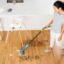 Cordless Hard Floor Vacuum Mop With Disposable VACMOP Pad Cleaning Solution Easy To Use Lightweight Debris-YYL