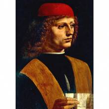 1pc Pop Famous Leonardo Da Vinci Artwork Mona Lisa Salvator Mundi Posters Wall Arts Living Room Home Decor No Frame Gifts Birthday Graduation - Multicolor - View 16