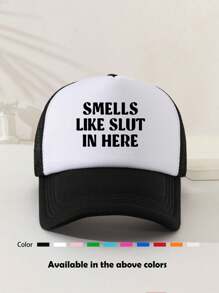 1 件男女通用印花装饰趣味海绵网卡车司机帽、棒球帽、太阳帽，适合日常使用、户外旅行、徒步旅行、海滩、度假 - 彩色 - 查看 10