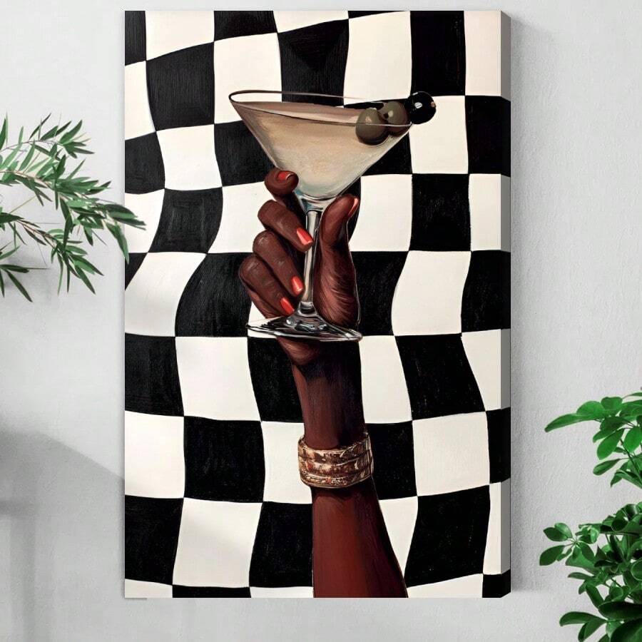 1 Pc Framed Canvas Poster, Girl Wall Art, Ideal Gift For Bedroom Living Room Corridor, Wall Art, Wall Decor, Room Decoration