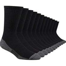 9 Pairs Of Mixed Black, White & Gray Outdoor & Casual Athletic Socks For Men, Moisture Wicking, Quick Drying, Machine Washable, Comfortable For Home, Hiking, Outdoor Activities In All Seasons - Multicolor - View 3