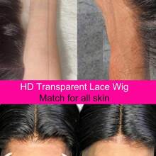 VIOLLY 13*4 Straight Forehead Lace Wig 18-Inch Women's Wig Black Glue-Free High-Definition Forehead Lace Wig Fashionable And Elegant Suitable For Any Occasion
