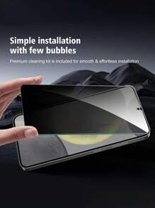 2+2 Packungen kompatibel mit Samsung Galaxy Datenschutz Bildschirmschutz mit Kamera Linsenschutz, Anti-Spion gehärtetes Glas Schutzfolie 9H Härte, kratzfest, Case-freundlich, Geschenk zum Geburtstag, Familie, Freunde Anti-Spion, Handybildschirmschutz, Handyzubehör